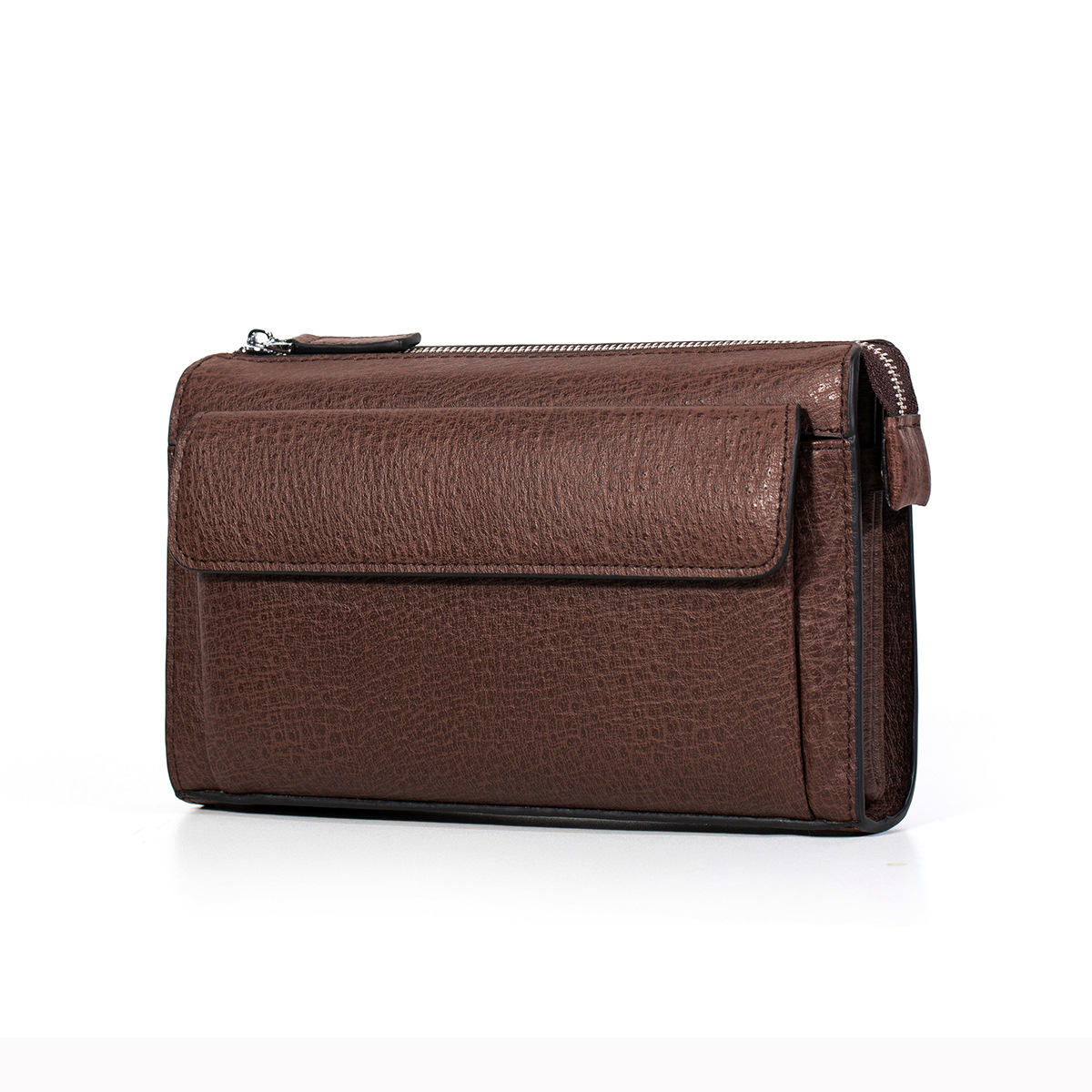Clutch cầm tay nam da bò thật M854
